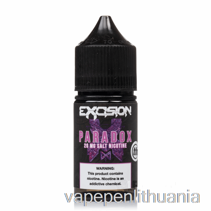 Paradoksas - Ekscizijos Druska - Alt Zero - 30ml 40mg Vape Skystis